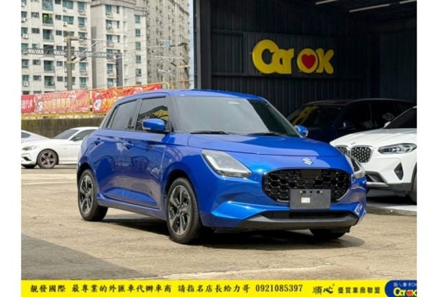SUZUKI SWITF 油電 2024年 1.2 藍 3885  第2張相片
