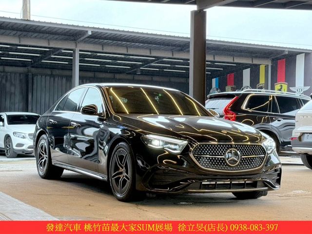 BENZ E300 油電 2024年4 2.0 黑 #7960  第2張相片
