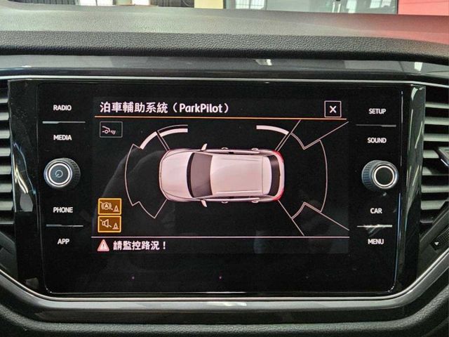 2021 VW T-ROC IKEY 摸門 電尾門 恆溫 盲點 ACC AEB 自動停車 車道維持 車道變換  第14張相片