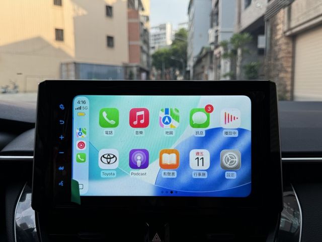 ★豪華版有IKEY~認證車原鈑件，ACC.車道維持.CARPLAY.9氣囊.防滑系統.胎壓偵測.倒車顯影，原廠保養紀錄★  第16張相片