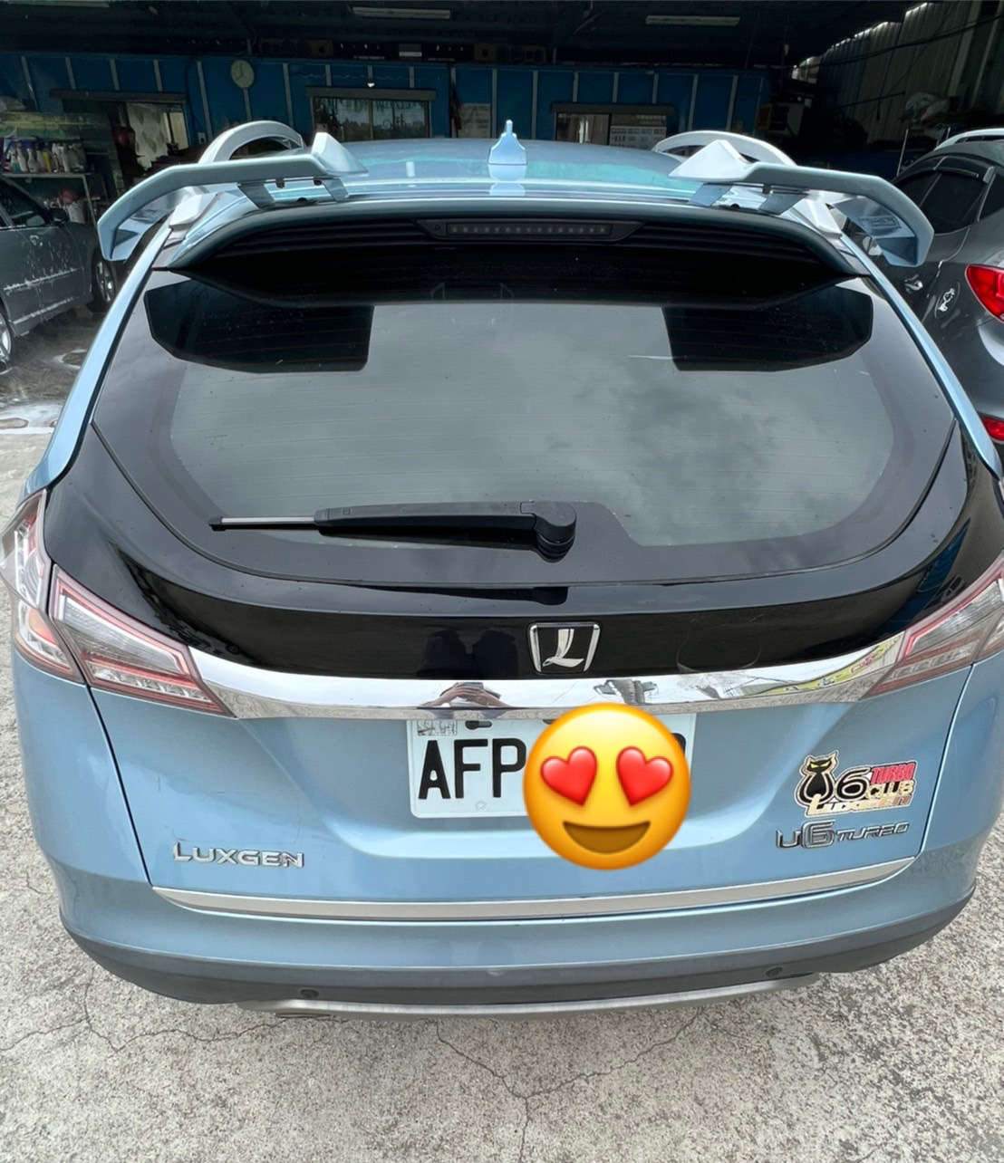 2014 納智捷 Luxgen U6 漂亮的天空藍 抬頭顯示器 定速 車側鏡頭 第2張相片