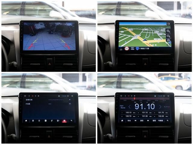 2018年型 TOYOTA豐田 YARIS 白 1.5／I-KEY.盲點.倒車顯影.抬頭顯示器.恆溫  第11張相片