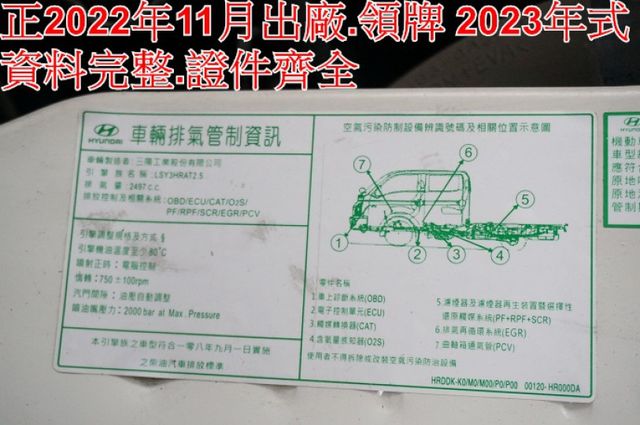 現代小霸王貨車(手自排.電動尾門).一手車.只跑3萬.里程保證.全車100%原鈑件.車美如新.零頭款.可全額貸  第13張相片