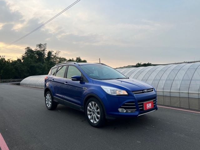 ２０１４　福特　ｋｕｇａ　１．６　渦輪　特殊鑽藍　便宜大碗超優質休旅車  第3張相片