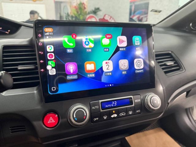 『CIVIC VTI-S版』『｜電動天窗｜影音安卓機｜Apple Carplay｜倒車顯影｜換檔撥片｜電折後視鏡｜  第9張相片