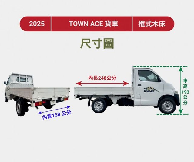 全新車+自排車型+框式木床 原廠新車4年12萬公里保固中 妥善率高~運輸載貨~優質首選  第18張相片