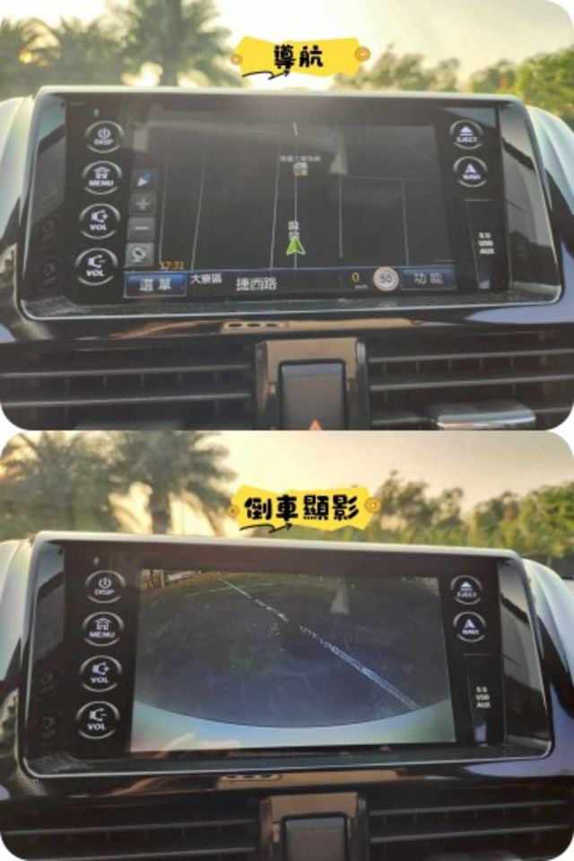 TOYOTA YARIS 原鈑件 大鴨 五門車 I-KEY 一鍵啟動 影音主機 恆溫空調 倒車顯影 電動後視鏡 音響快撥  第6張相片