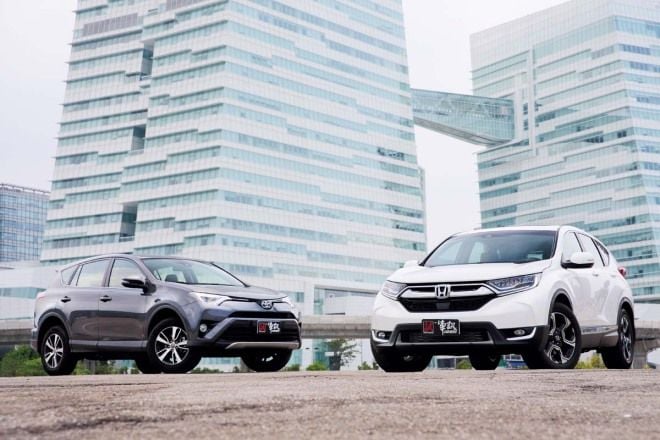 王的對決 Honda CR-V vs. Toyota RAV4