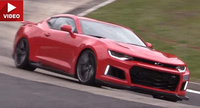 [影片]紅皮大黃蜂來啦　Chevrolet Camaro ZL1現身Nurburgring