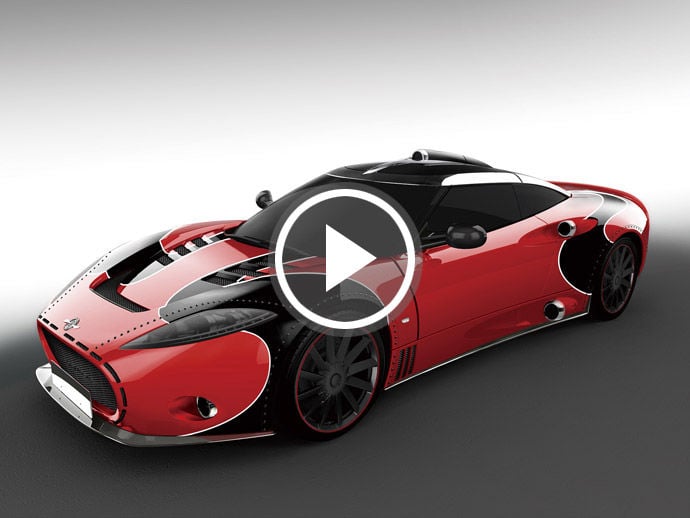 稀有超跑 - Spyker C8 Aileron LM85    告別之作