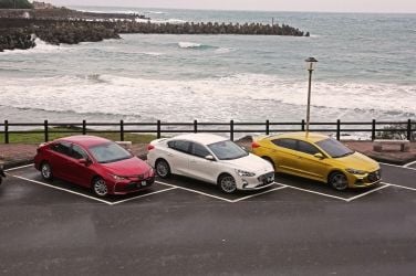 國產四門主流對抗賽(上)  Toyota Corolla Altis vs. Ford Focus 4D vs. Hyundai Elantra Sport