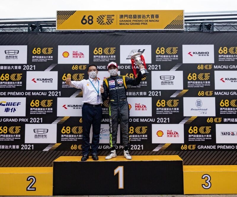 CEC季軍車手格蘭披治F4澳門站失利　誓言明年再戰不留遺憾