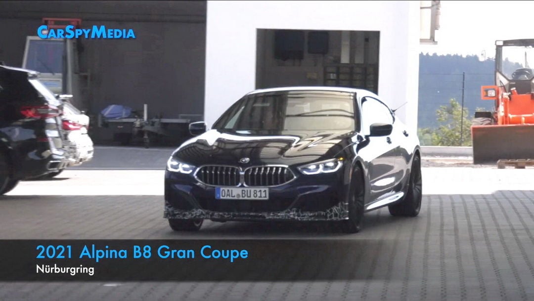 馬力有望逹到600匹 Alpina B8 Gran Coupe即將在3月24日重磅發場