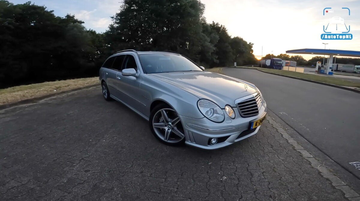 解除電子限速的M-Benz E55 AMG Estate最高速度可飇到多少？？？[影片]