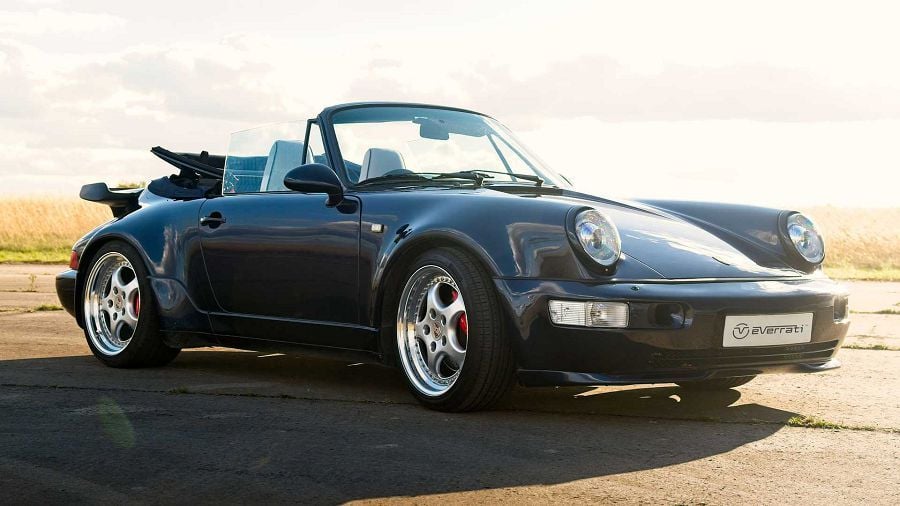 Everrati 帶來電動版本的 964 世代 Porsche 911 Cabriolet