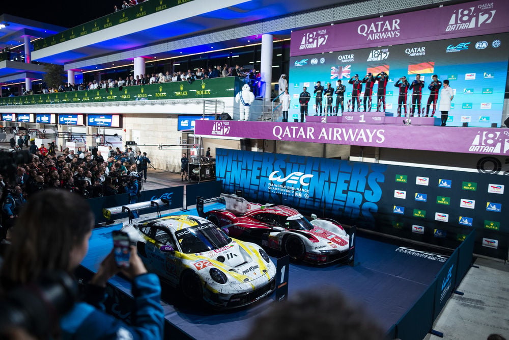 FIA 世界耐力錦標賽（WEC）卡達站（杜哈）比賽保時捷 963 包辦冠亞季軍  Manthey PureRxcing車隊贏得GT3 組別冠軍