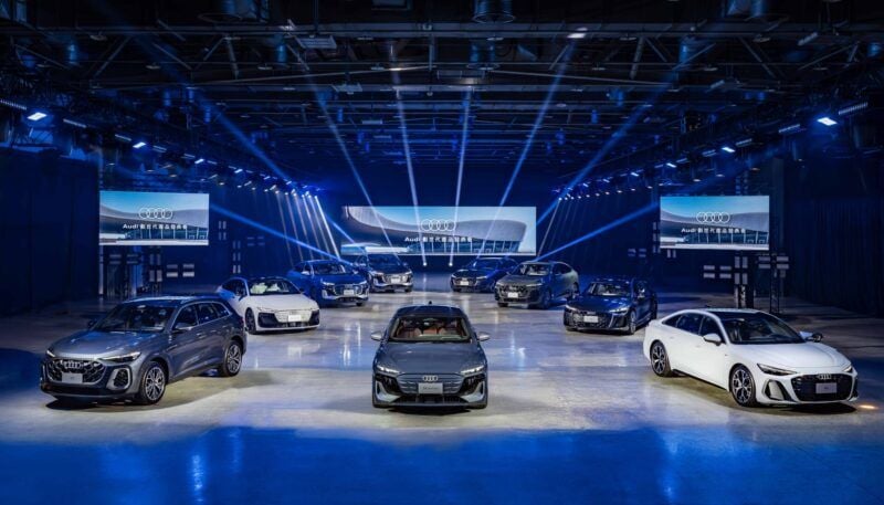 四環發紅光!Audi 劃世代油電雙陣容重磅登台