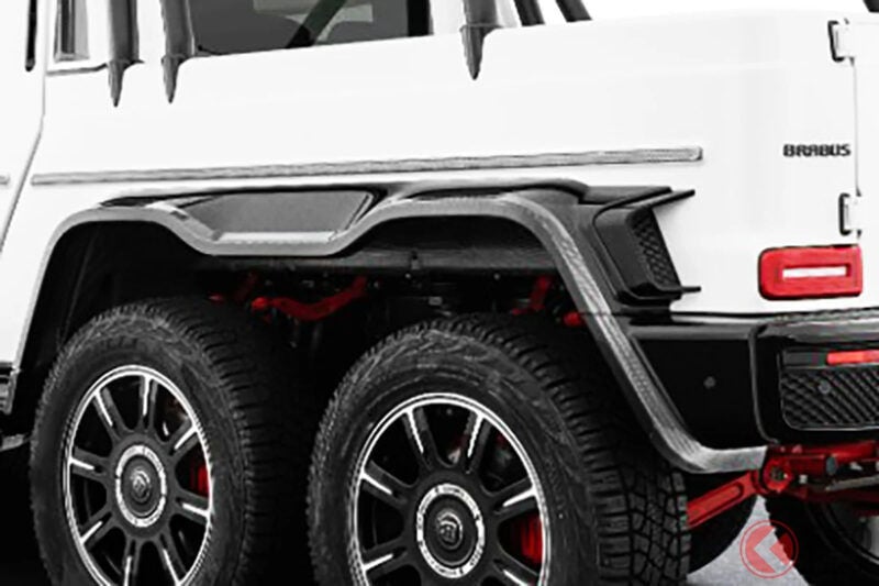 全長超過6m的新「6輪超級跑車」太驚人！  稜角車身×離地高度47cm！ 搭載800匹馬力「V8渦輪」的G-Class──德國BRABUS「XLP800 6×6 Adventure」是什麼來頭？