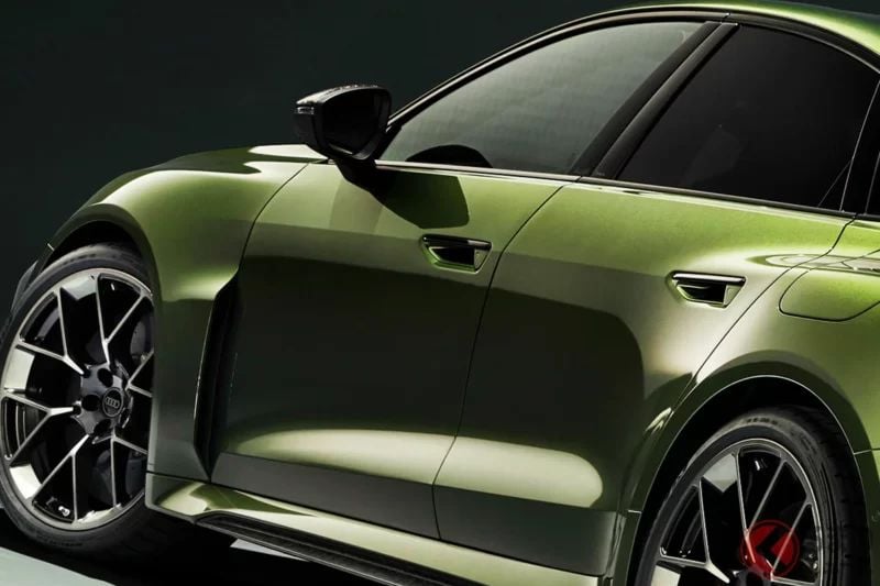 全新「4WD Sedan」全球首度公開！擁有 Nissan「Skyline」級全長 4.8m 車身，搭載「V6 Turbo」的高性能車型！「超寬車身」氣勢十足的全新「RS5 Sedan」由 Audi 在德國正式發表！