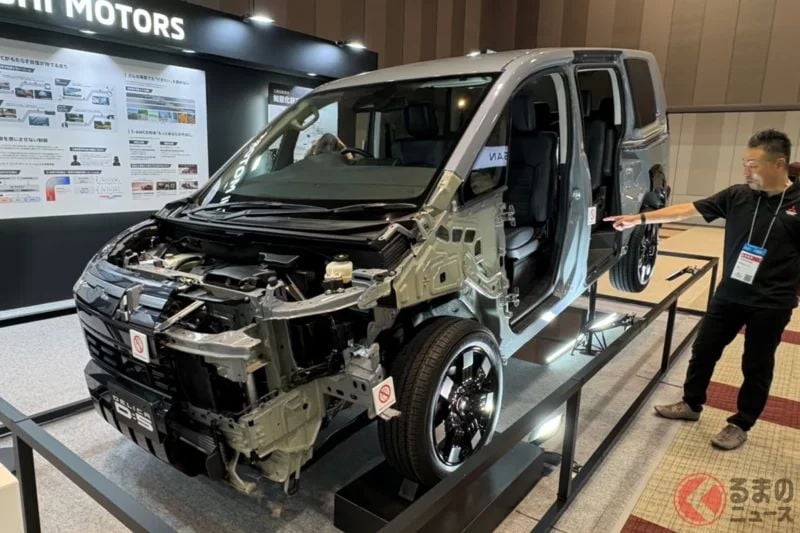 Mitsubishi公開新「Delica D:5」的“內在”結構！ 透過分解模型一次看懂機構原理!? 從Lancer Evolution到AI活用未來…Mitsubishi四驅「S-AWC」的歷史與進化是什麼？ 人與車科技展2026 YOKOHAMA