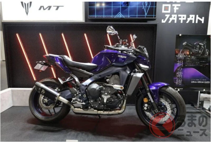 價格約15萬日圓！1999年的傳奇車色「紫紺」重返現代！為Yamaha「MT-09」打造的「Viomirage外觀套件」限量登場！