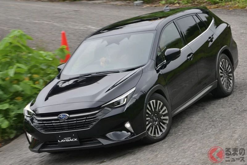 Subaru「新型」『旅行車SUV』發表！『開孔引擎蓋消失』帶來更成熟的駕馭感大幅改變!? 與渦輪車不同的全新『strong』油電混合車型的行駛表現如何？