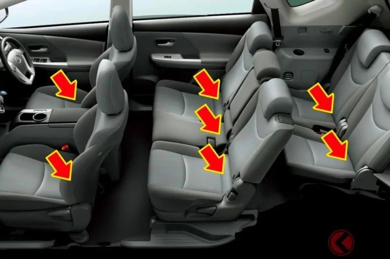 Toyota「7人座低油耗旅行車」超厲害！ 全長4.6公尺×全寬1.7公尺車身，油耗「每公升超過30公里」！ 流線型車身＆「便利性高的車內空間」也是魅力所在的「Prius α」再度受到關注！