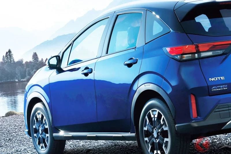 新車289萬日圓！Nissan推出「新款Note SUV」！全長4.1m搭載「1.2L Hybrid 4WD」！採用離地高160mm以上＆「高質感內裝」的「AUTECH Crossover」改良
