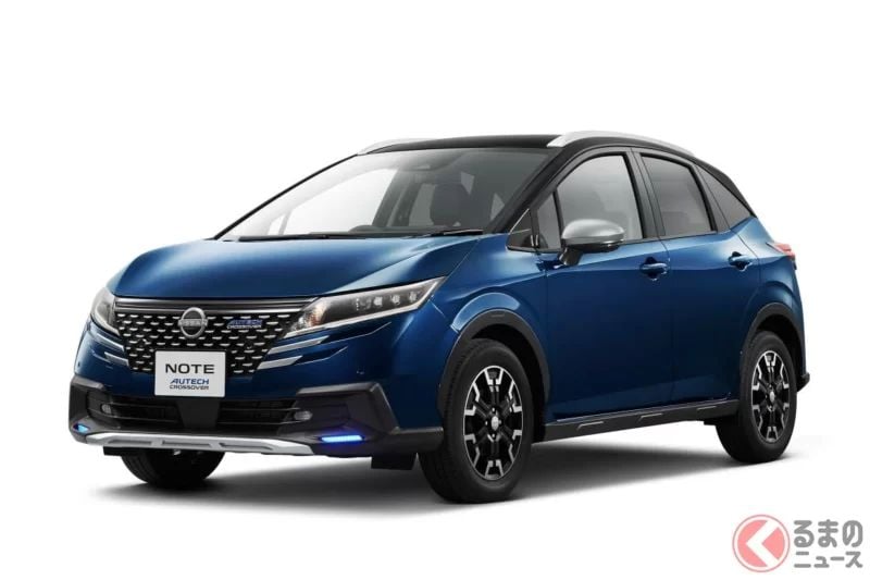 新車289萬日圓！ Nissan「新款Note SUV」上市！ 搭載1.2升「e-POWER」＆4WD，離地高度也提升！ 採用「高觸感方向盤」的「AUTECH Crossover」改良