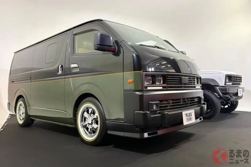 「方正頭燈」Hiace與Jimny化身「Vintage風」超帥！FLEX攜手ALPINE STYLE推出全新品牌「FLEX FOUND」
